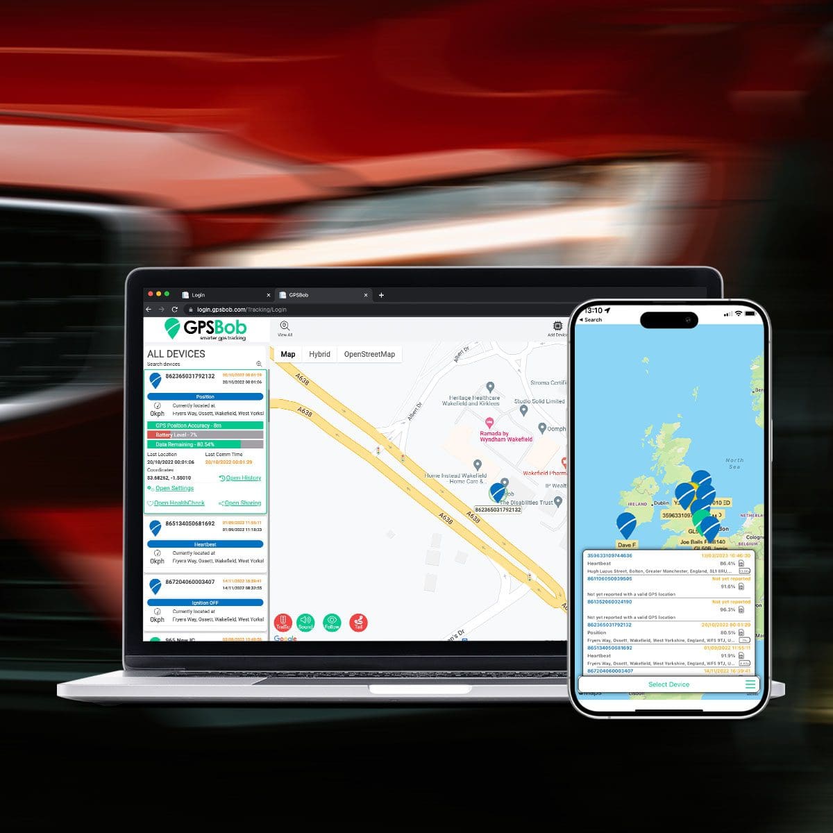 Spectacle Uden Underskrift GPS Tracking App & Software for iOS, Android & Web Browser